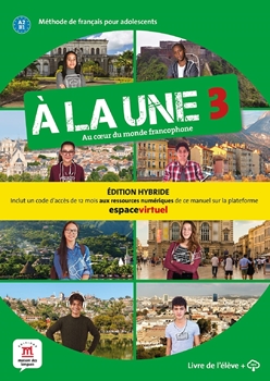 A LA UNE 3 ED. HYBRIDE LIVRE DE I  ELEVE resmi