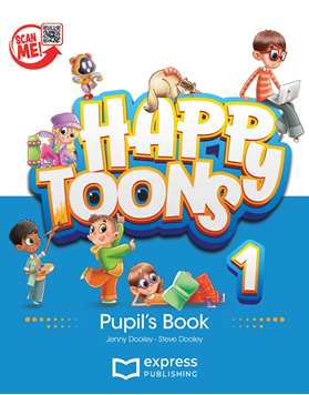 HAPPY TOONS 1 PUPILS BOOK WITH APP resmi
