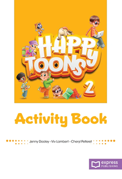 HAPPY TOONS 2 ACTIVITY BOOK WITH APP resmi