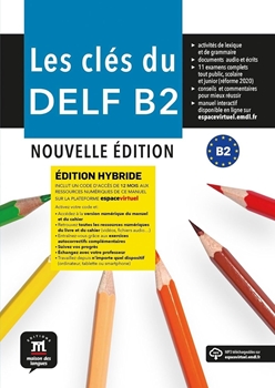LES CLES DU NOUVEAU DELF B2 HYBRID LIVRE DE LELEVE resmi